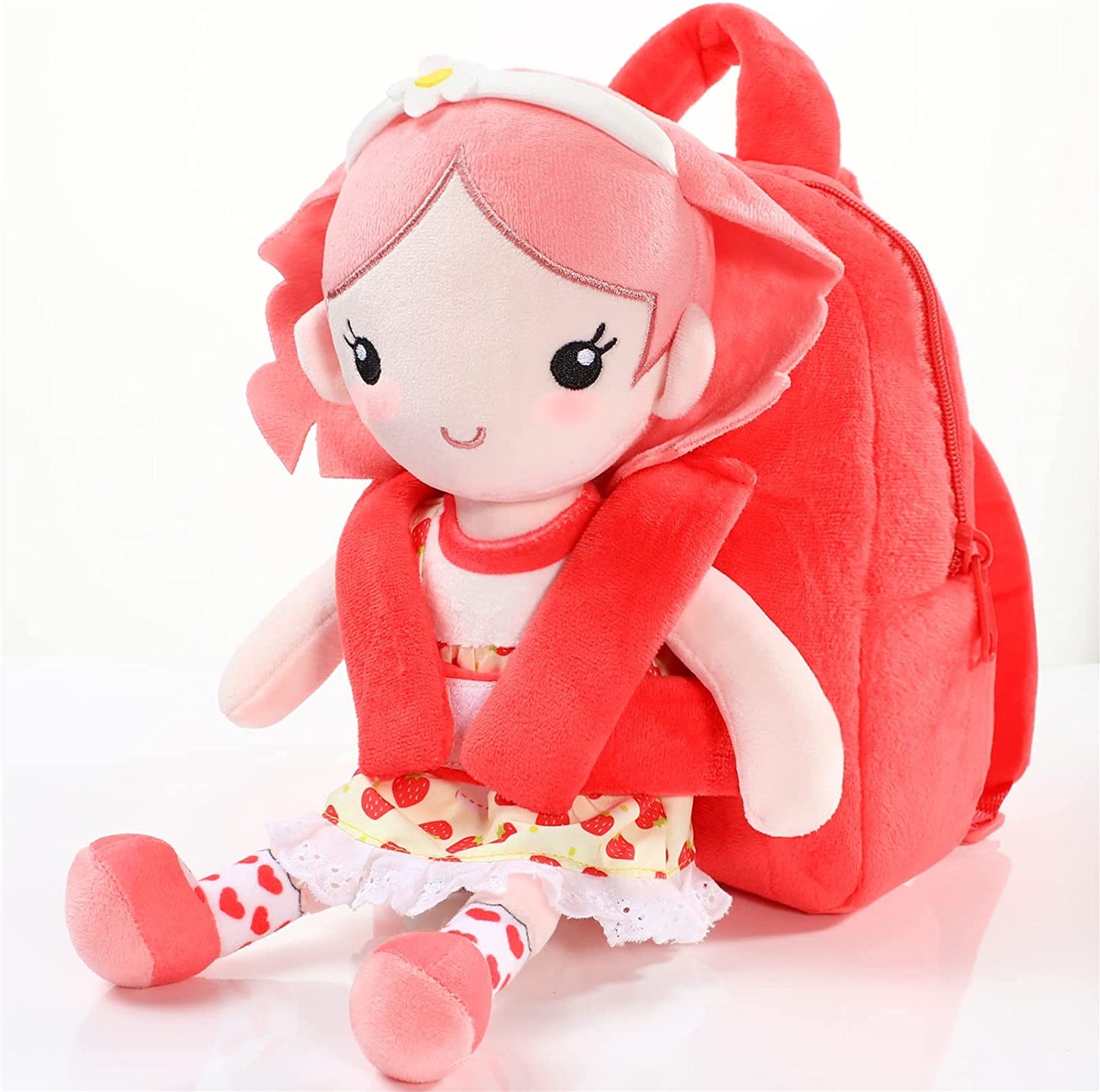 Kids Backpack Pink Style Girls Backpack for Christmas Gift