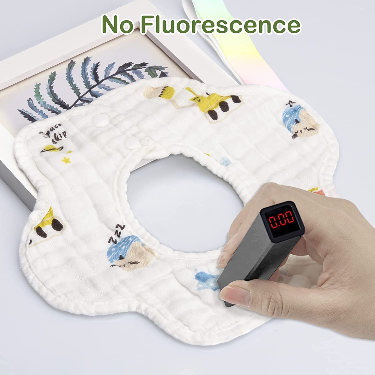 360° Rotate Organic Cotton Baby Bibs