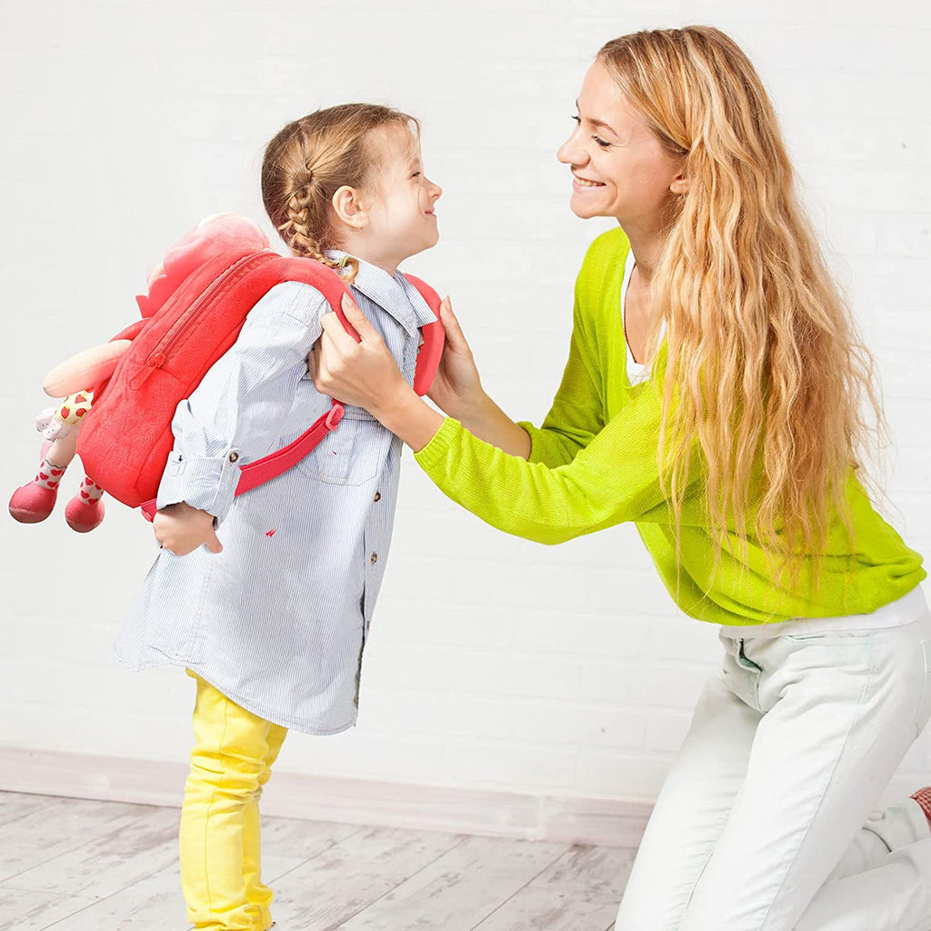 Kids Backpack Pink Style Girls Backpack for Christmas Gift