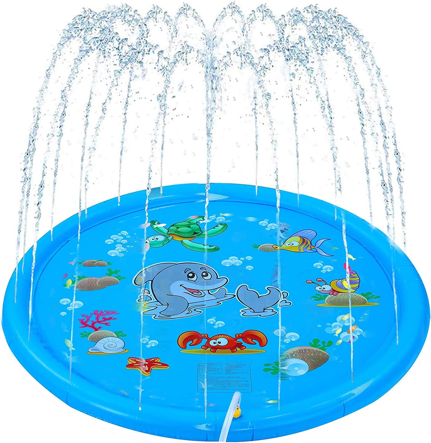 Summer Water Sprinkler Splash Pad Sprinkler for Kids - 67" Inflatable