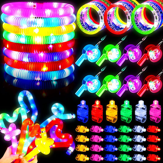 Party Supplies for Kids Light Up Party 64 PCS Glow in the Dark