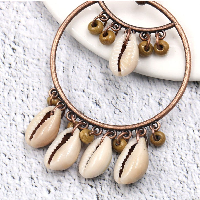 BKB02 Summer Boho Earrings Shell Style Bohemian Earrings