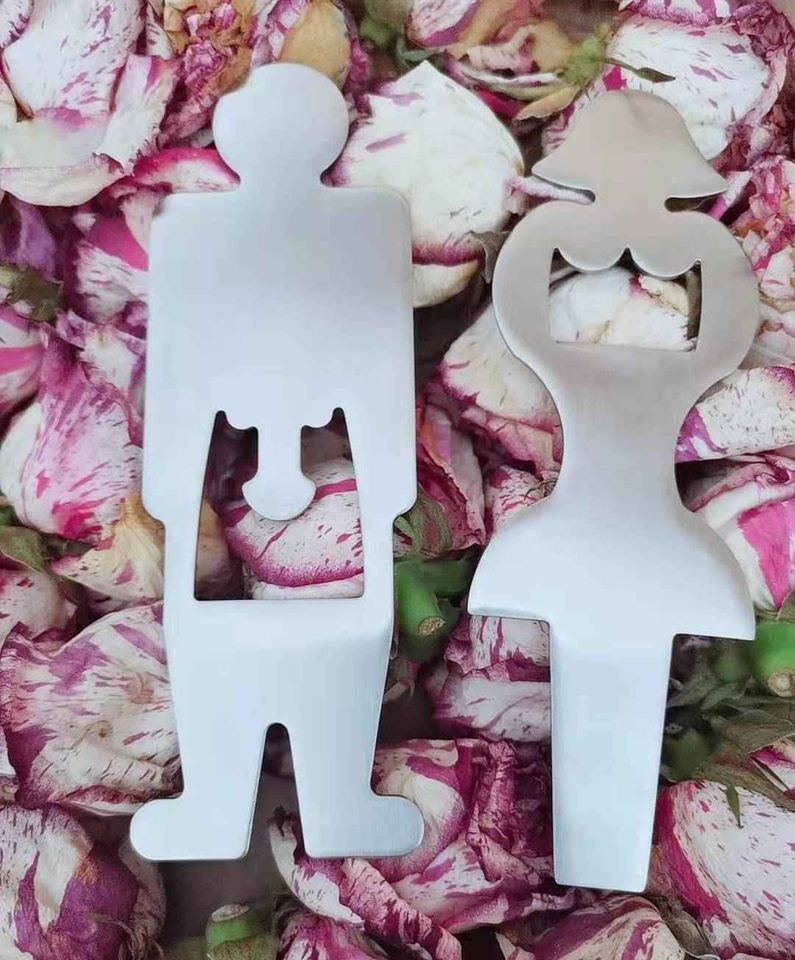 2 Pieces Funny Naughty Stainless Steel Bottle Opener Set