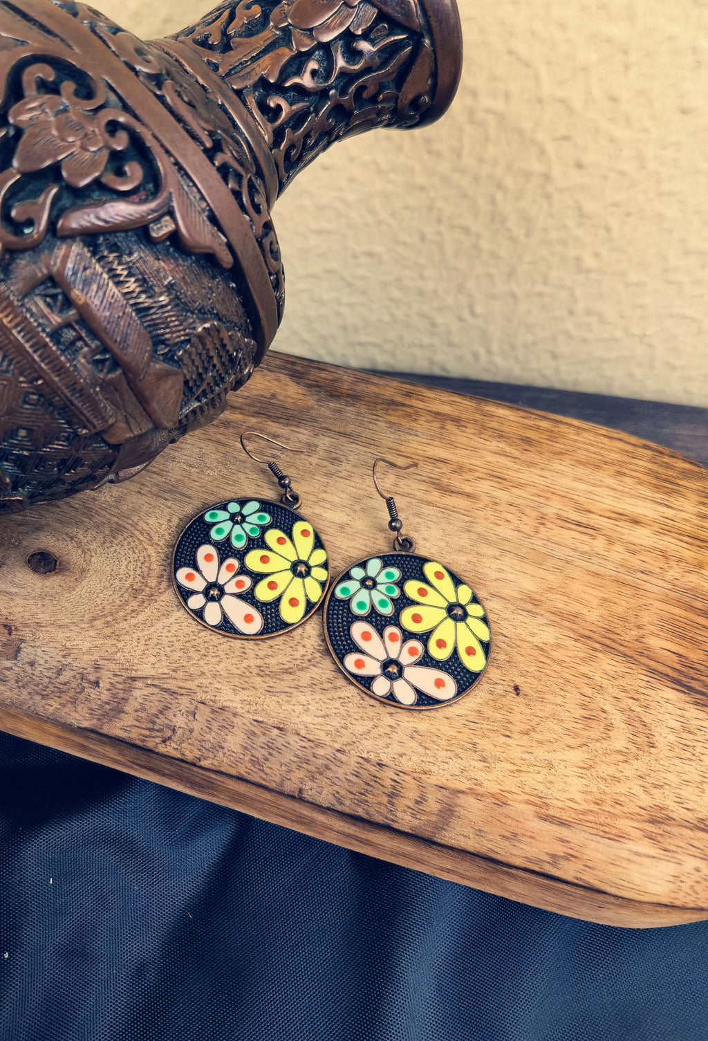 FRE02 Flower Style Earrings Bohemian Earrings