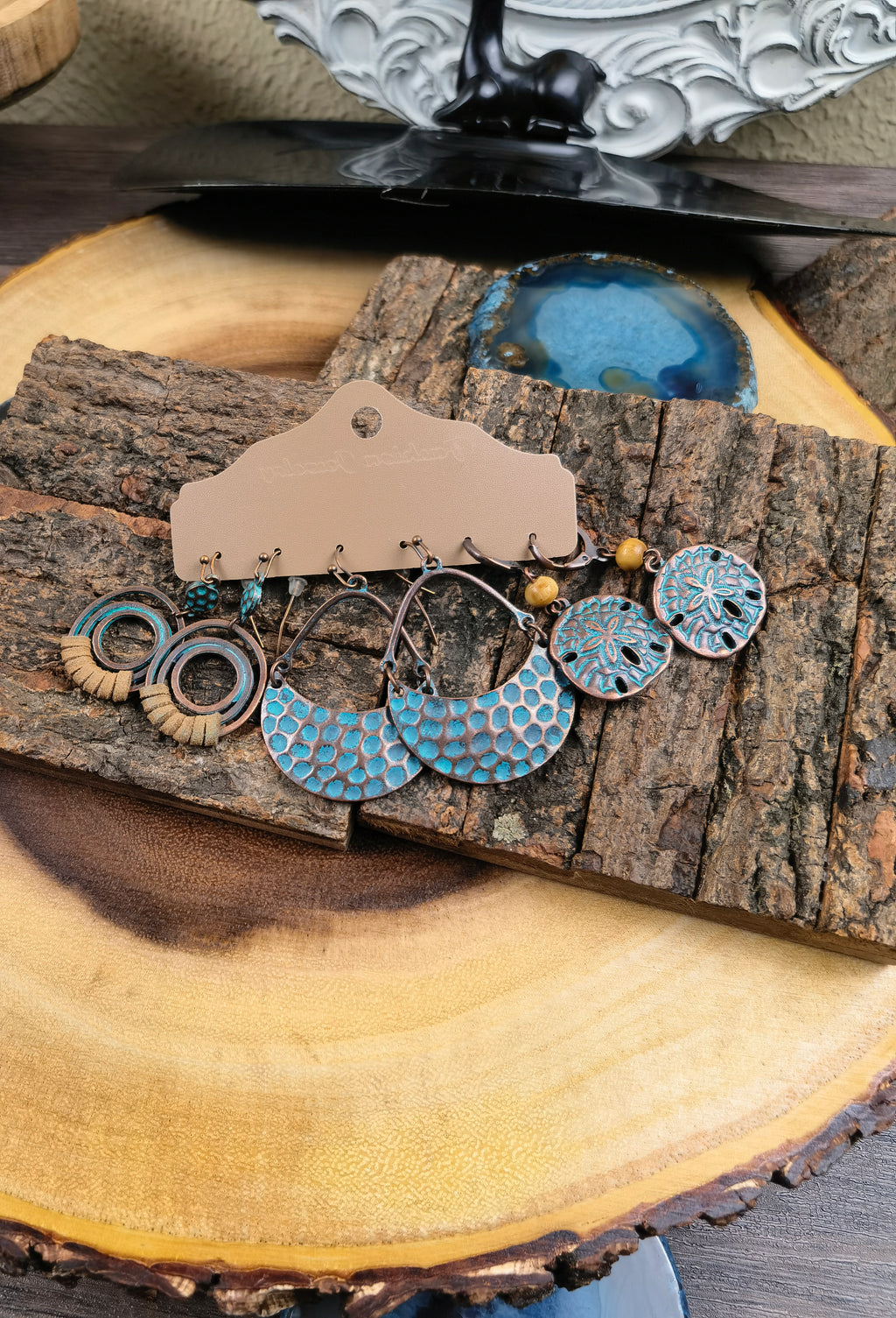 RE03 Boho Earrings 3 Pairs Set