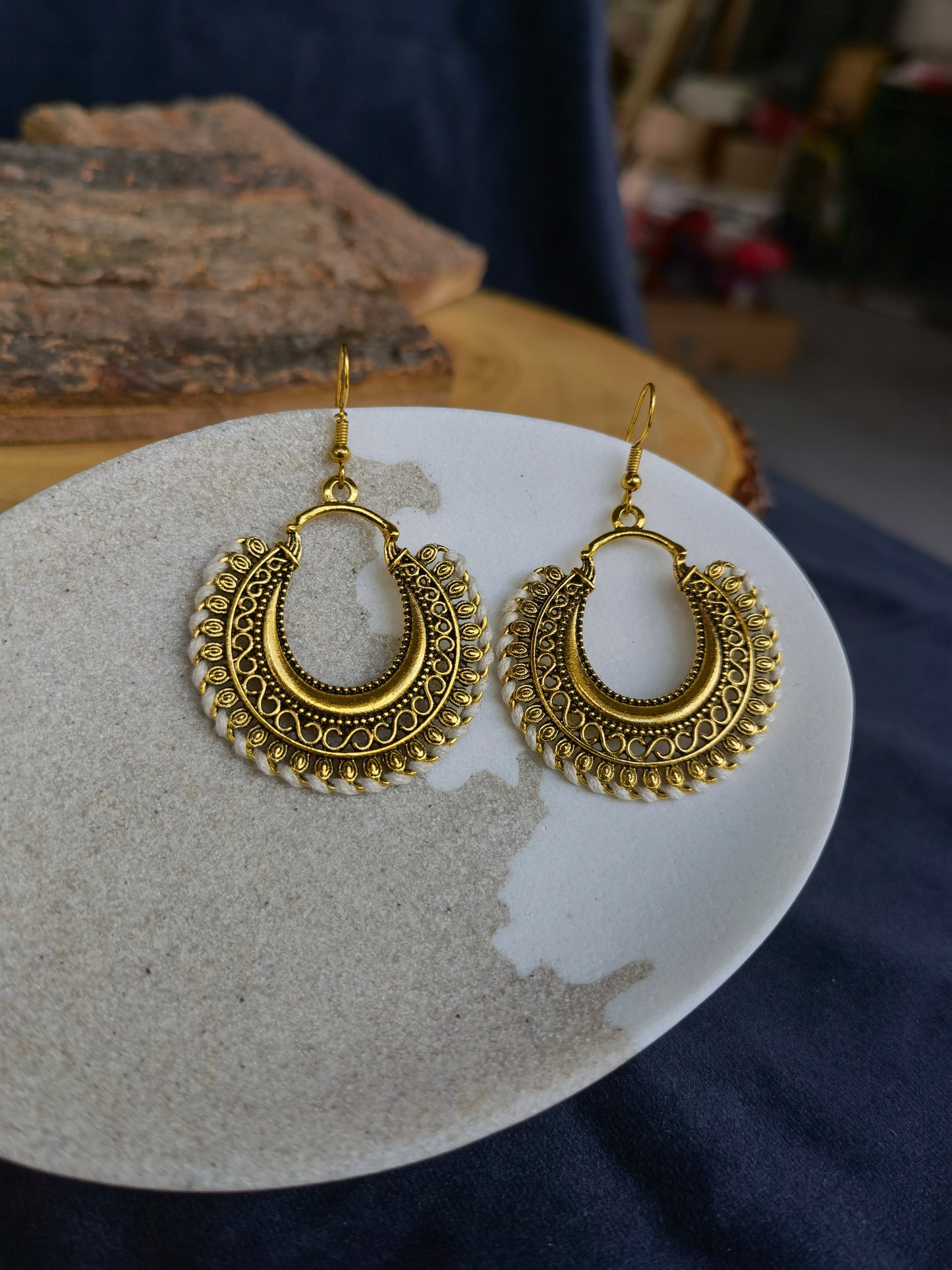 QOE02 Gold Style BOHO Earrings