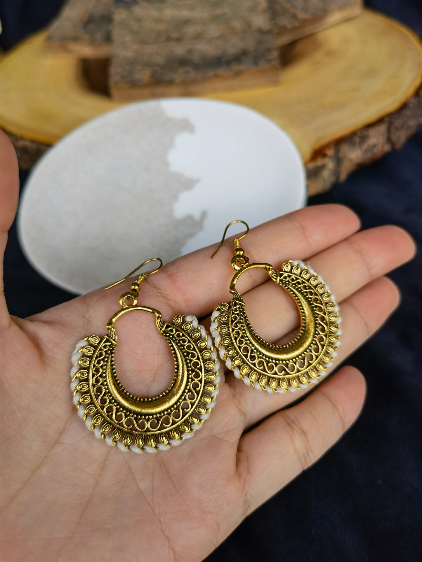 QOE02 Gold Style BOHO Earrings