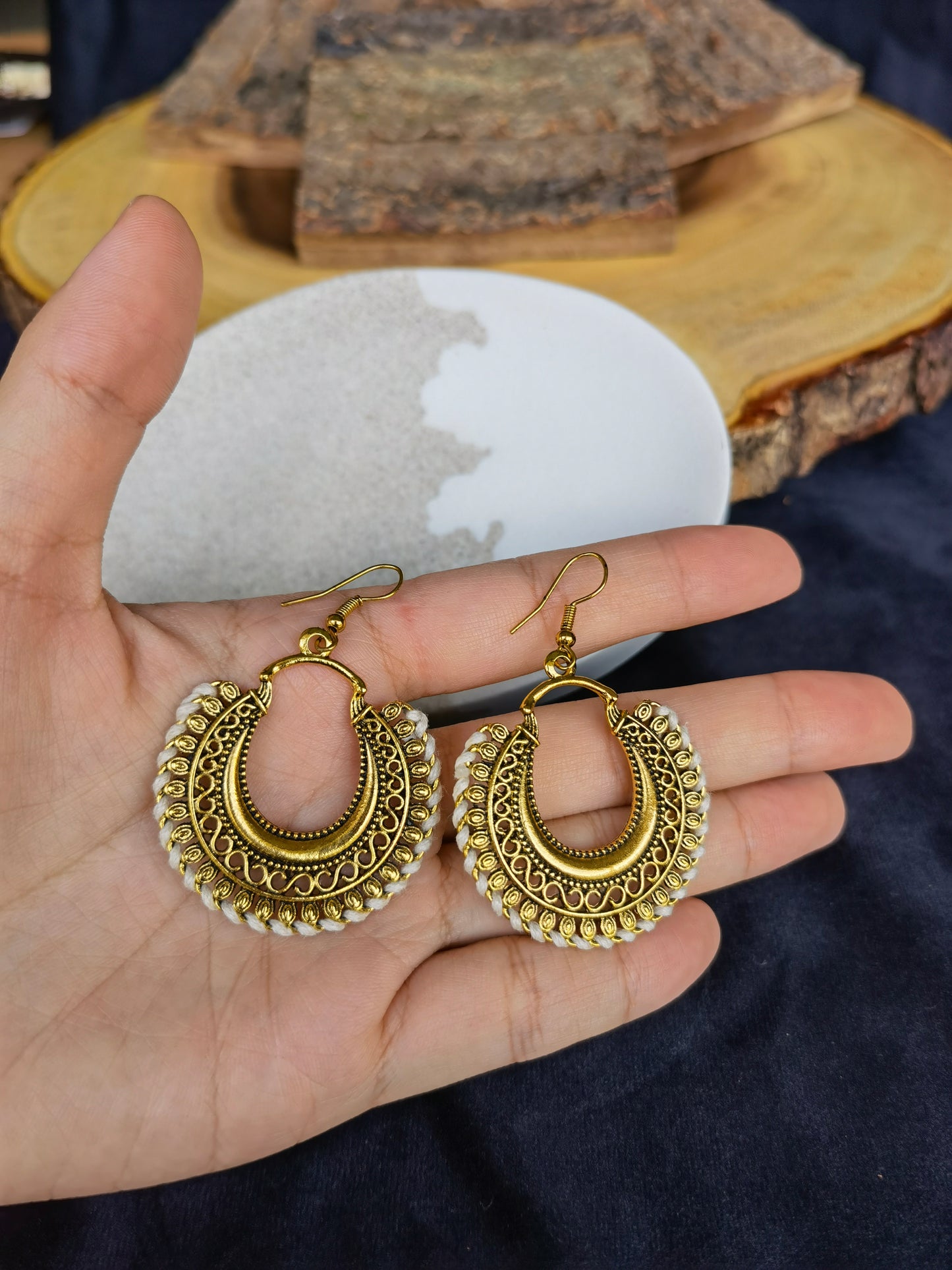 QOE02 Gold Style BOHO Earrings