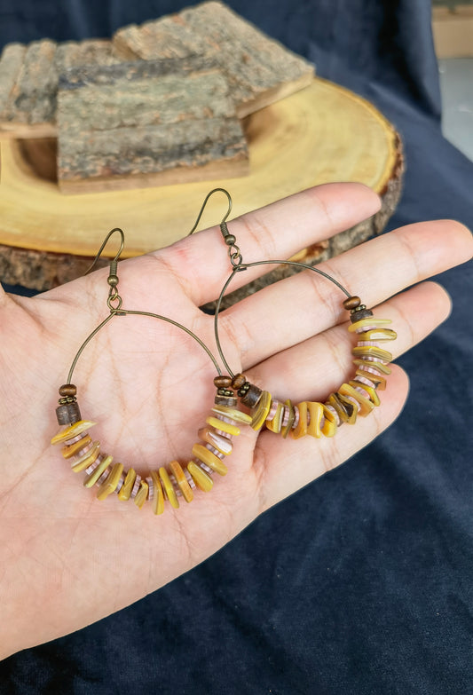 ORE02 Boho Shell Earrings