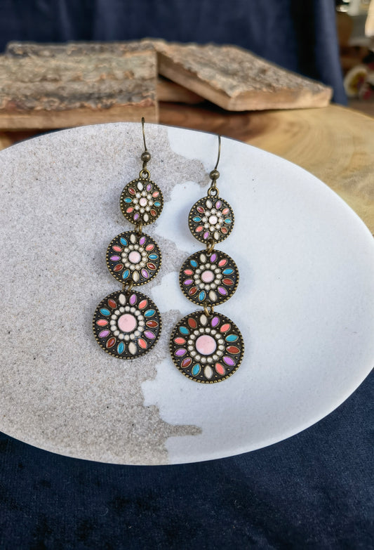 NEO02 Flower Boho Earrings