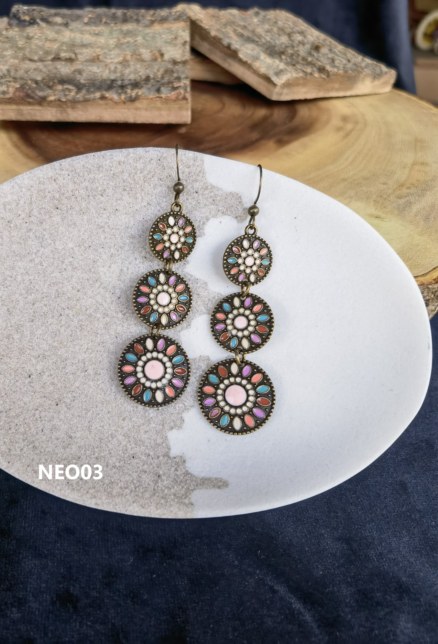 NEO02 Flower Boho Earrings