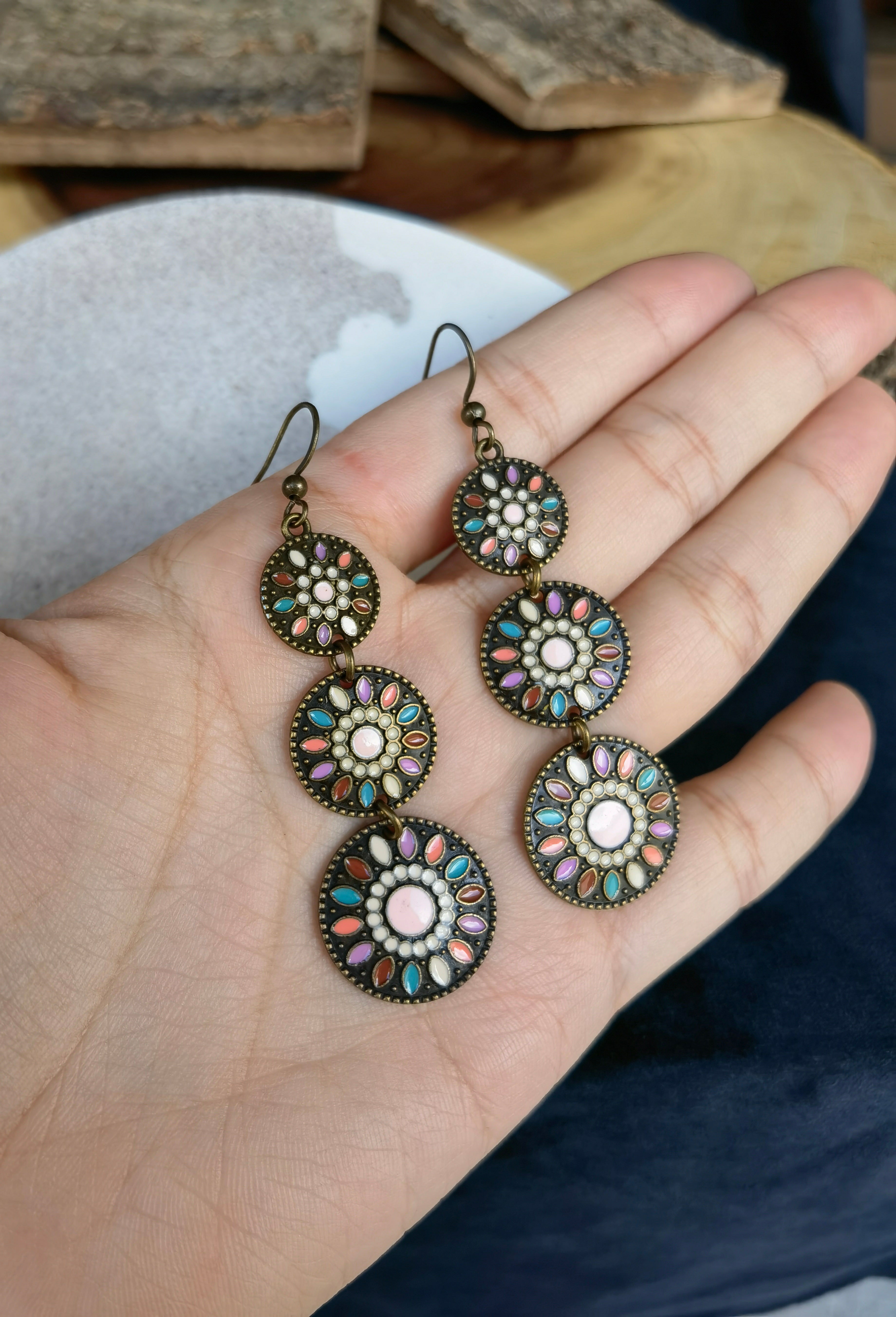 NEO02 Flower Boho Earrings
