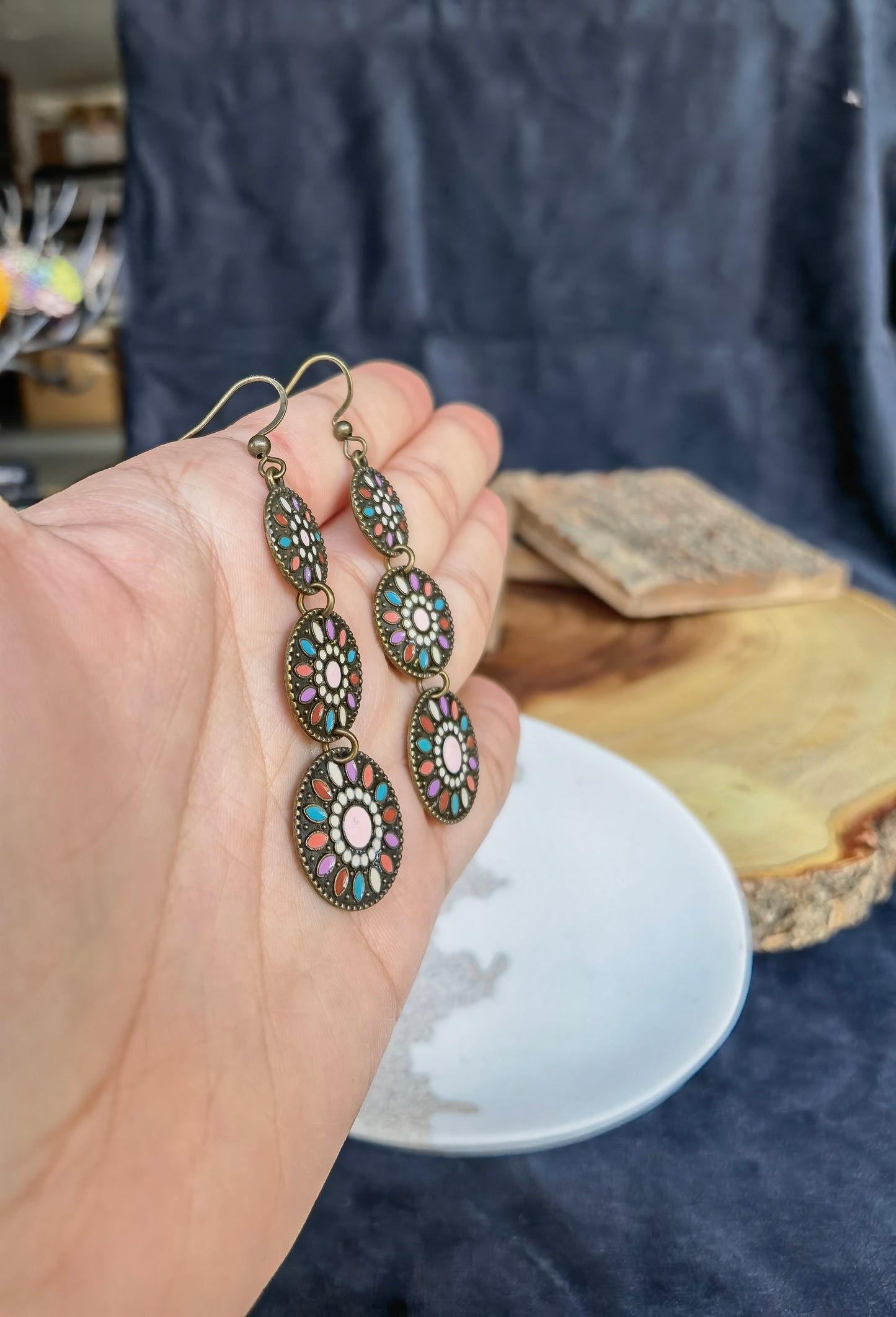 NEO02 Flower Boho Earrings