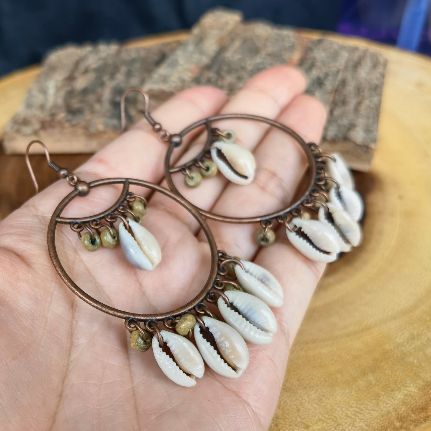 BKB02 Summer Boho Earrings Shell Style Bohemian Earrings