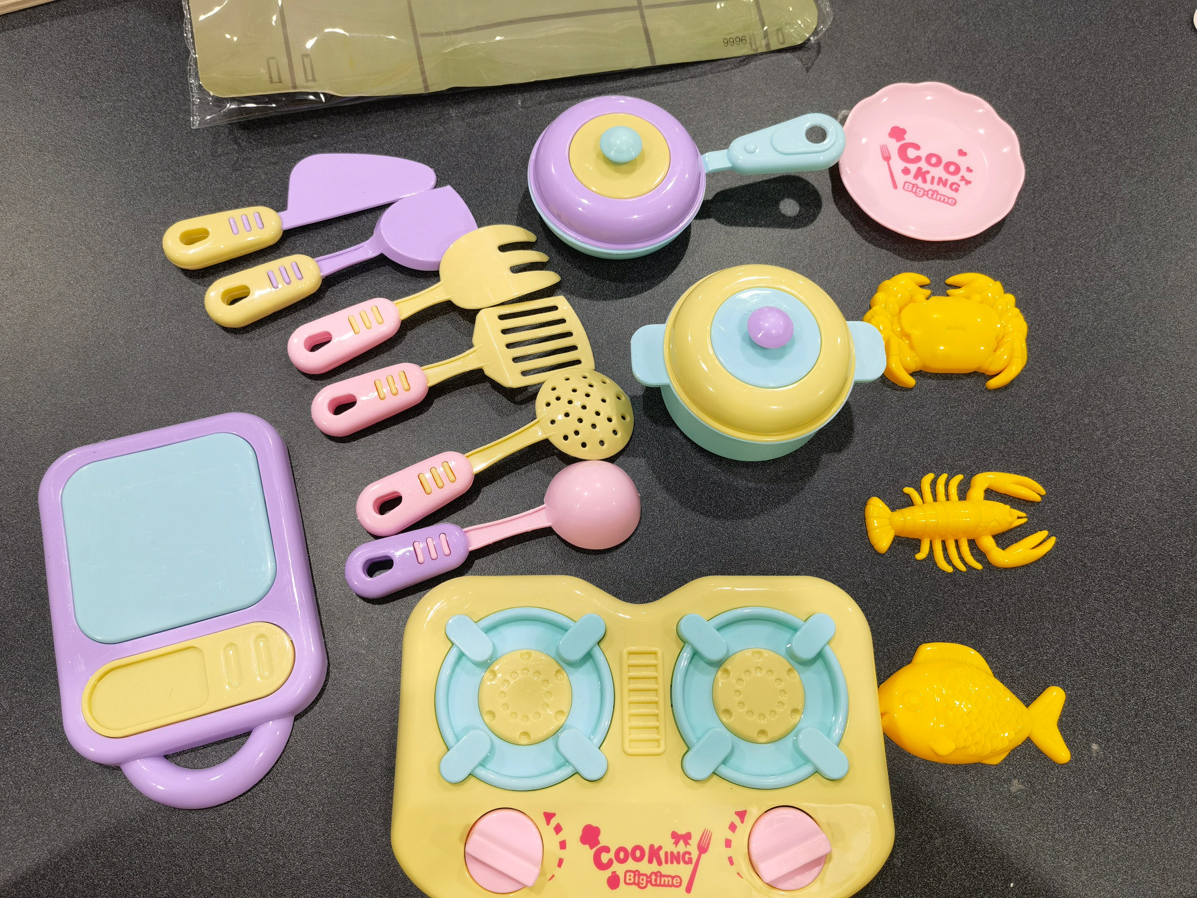 Kids Pretend Play Cooking Toy Set