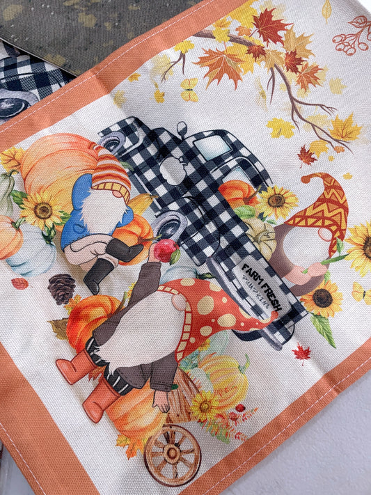 Fall Season Halloween Table Runner