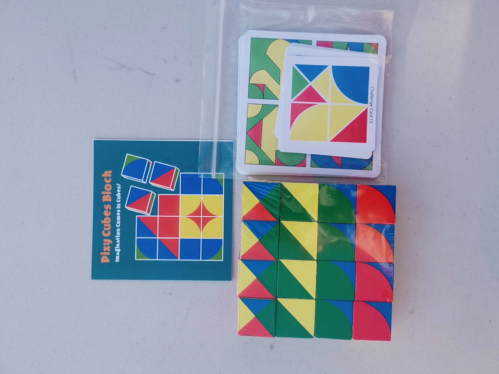 Picasso Tiles Pixy Cube Pattern Puzzle Toy for Kids Learning Education
