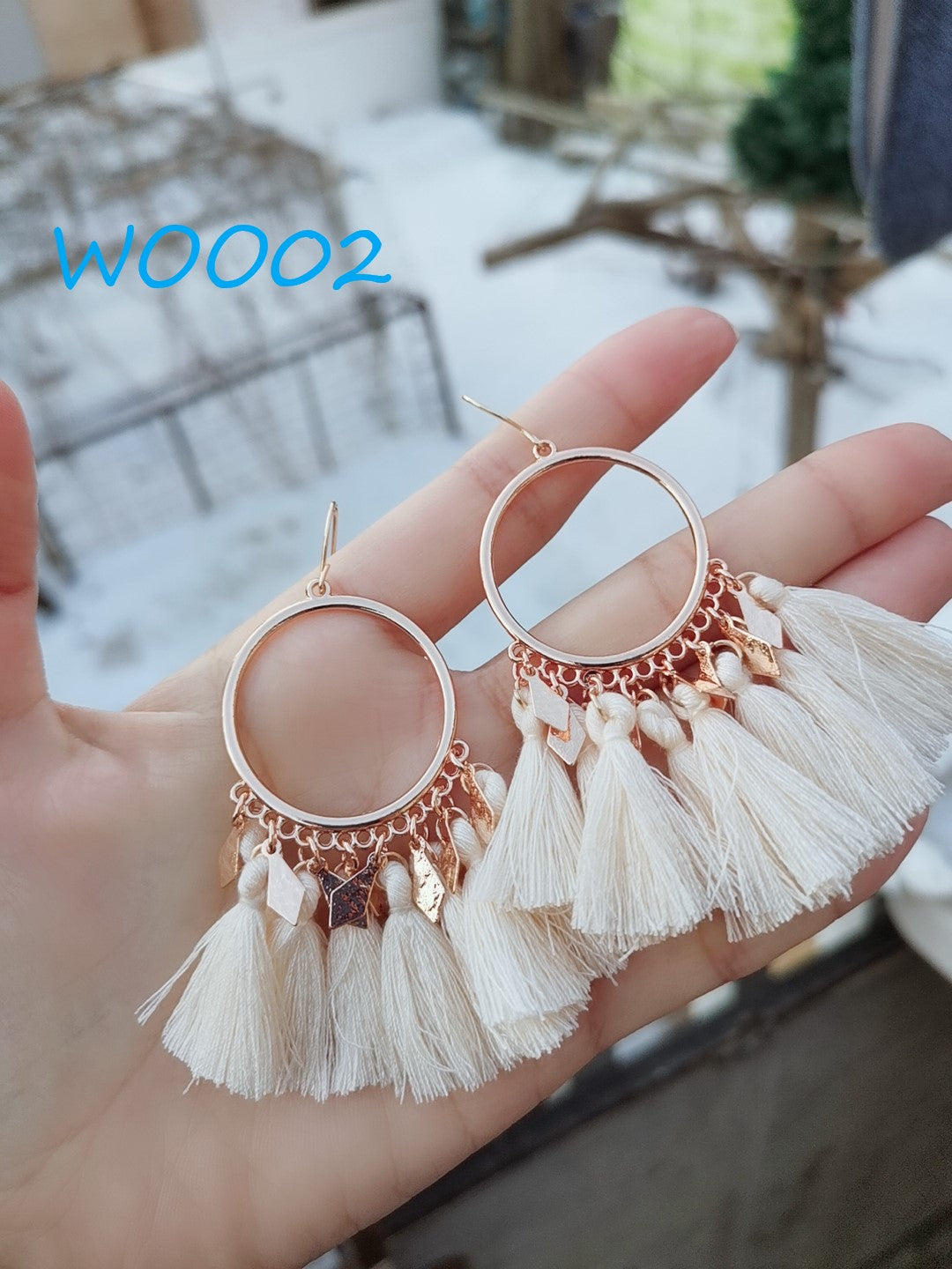 WE03 White Style Boho Earrings