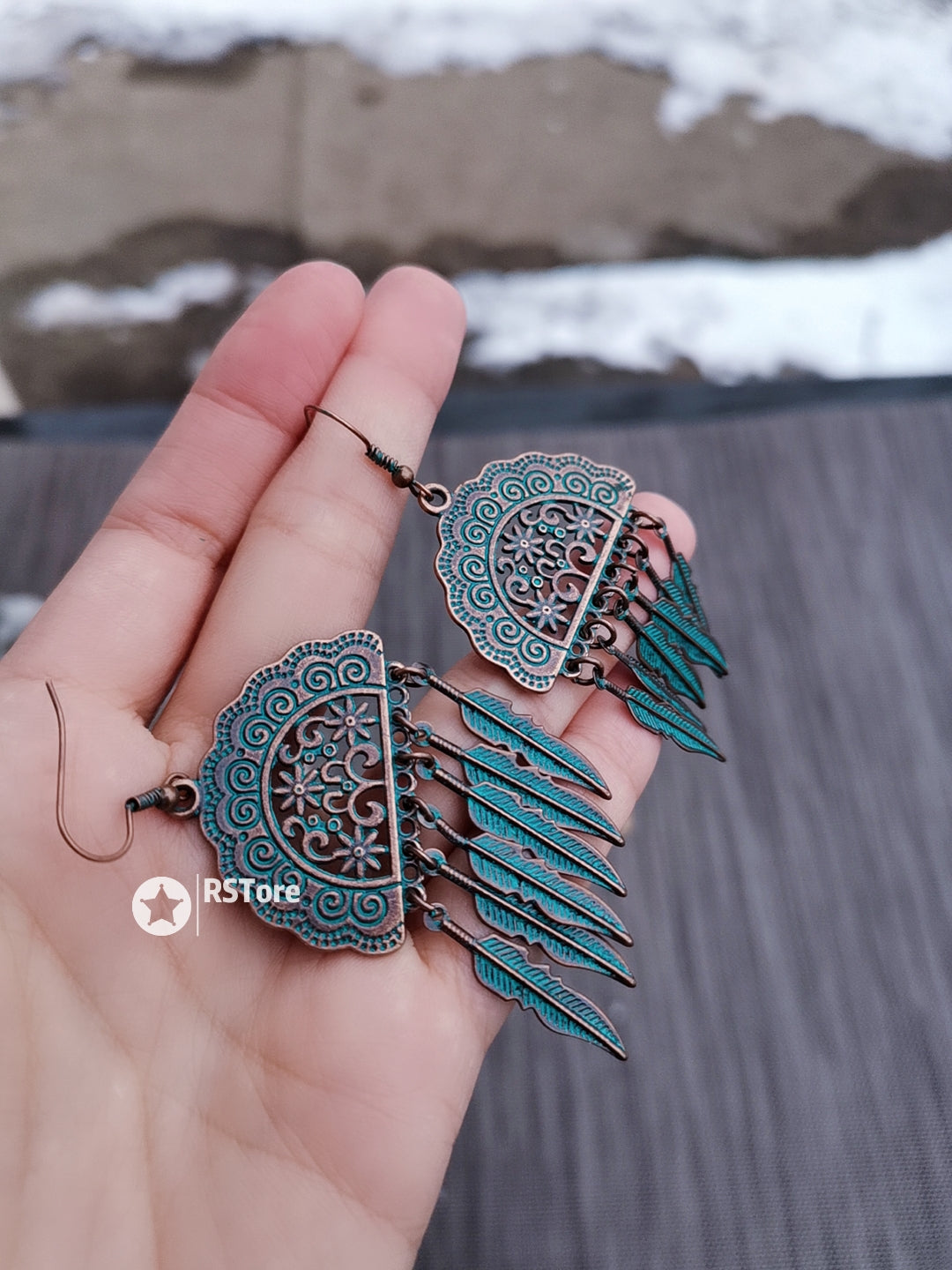 BYE02 Vintage Style Boho Earrings Special and Beautiful