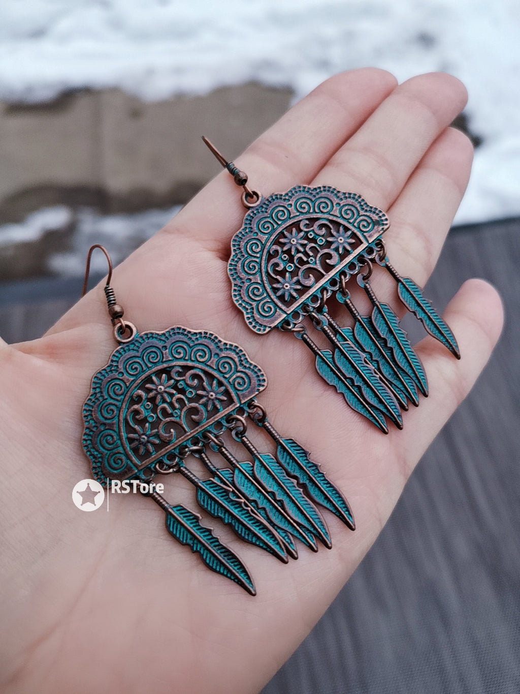 BYE02 Vintage Style Boho Earrings Special and Beautiful