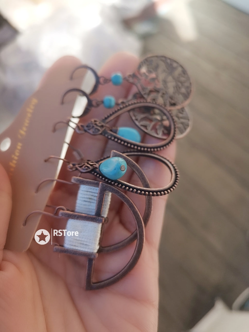 YDE03 Cute Style Boho Earrings 3pairs Set