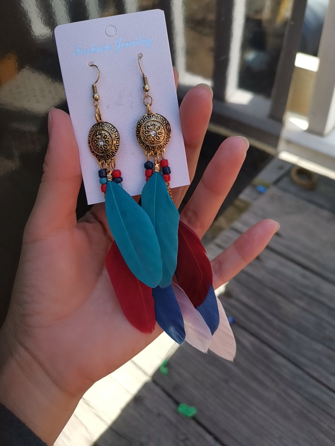 LME02 Feather Earrings