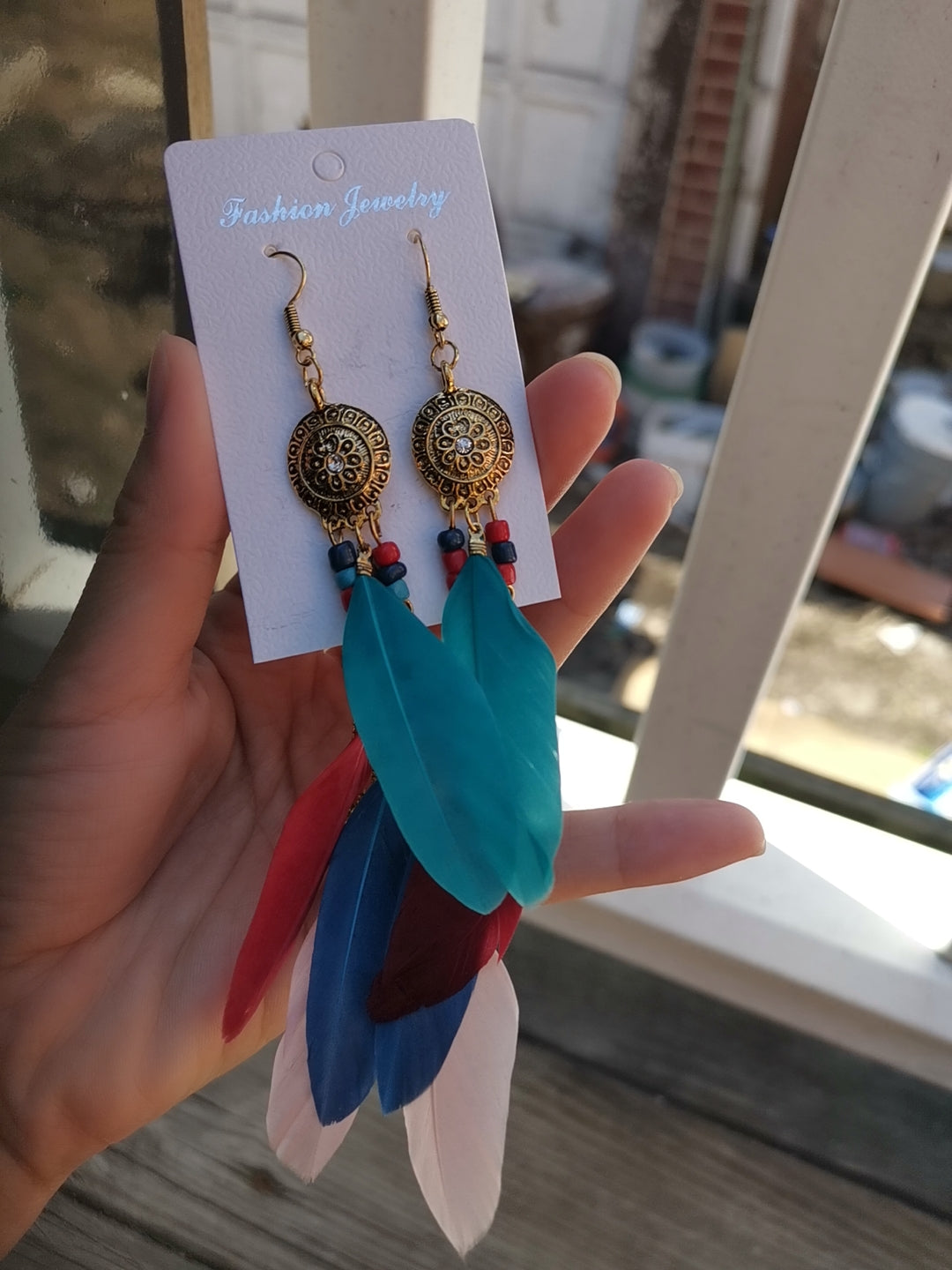 LME02 Feather Earrings