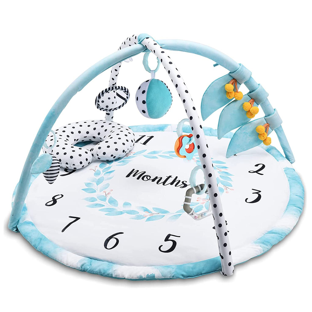 Lupantte Baby Play Gym Activity Mat, Baby Monthly Milestone Gym