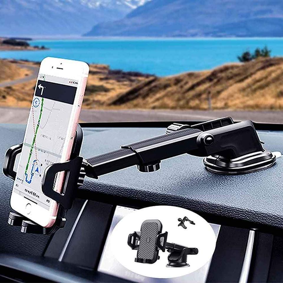 360 Degrees Universal Multi Attachment Phone Holder for Cars Mobile Vehicles