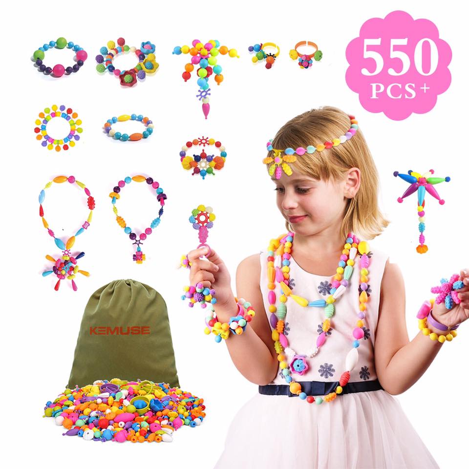 ON SALE!!! 550pcs Pop Bead DIY Jewelry Making Toy