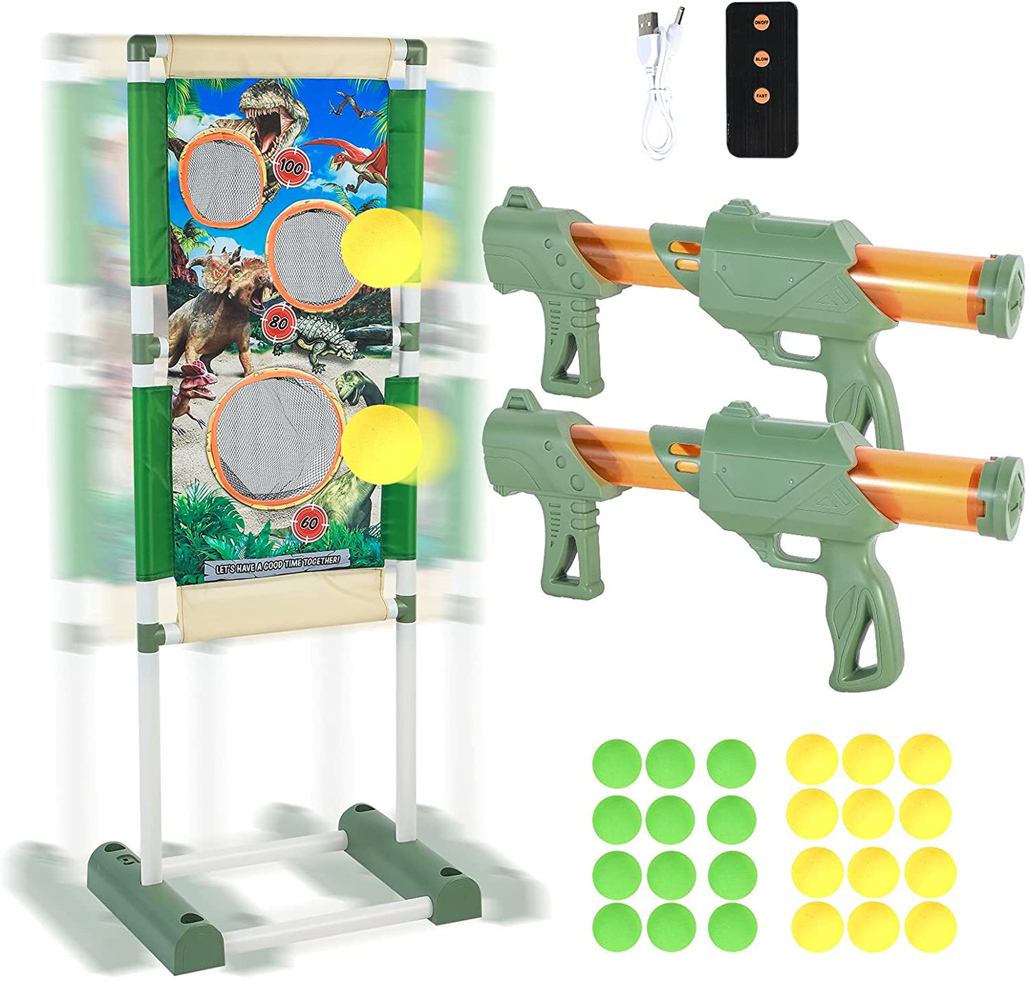 Foam Ball Popper Shooting Game Toy for Ages 5+