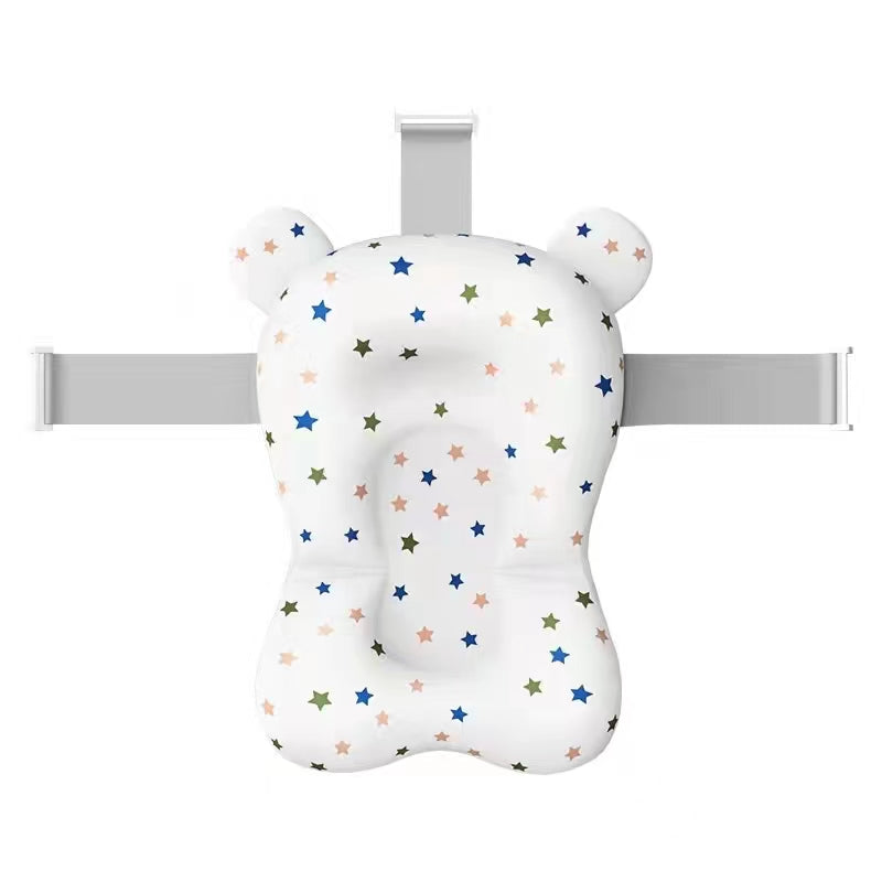 Folding Baby Bathtub Portable Travel Bathtub Washing Tub Multifunctional Bathtub with Soft Mat
