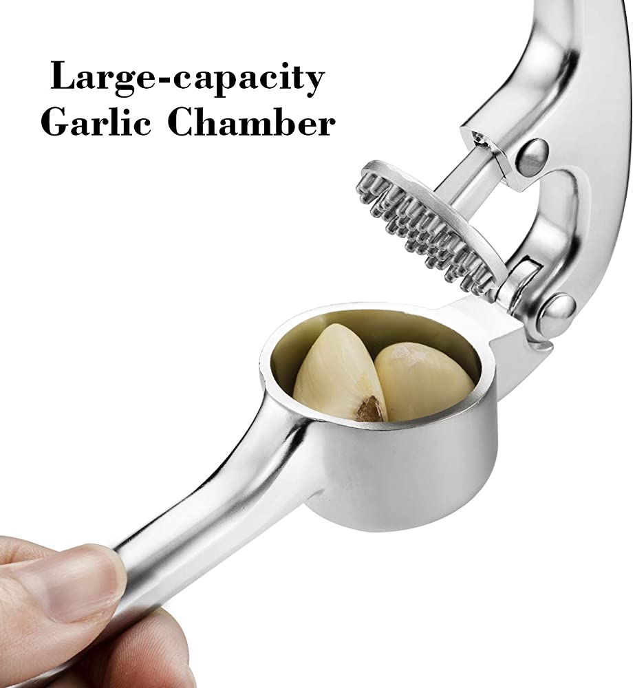 Premium Garlic Press Mincer Crusher for Nuts & Seeds