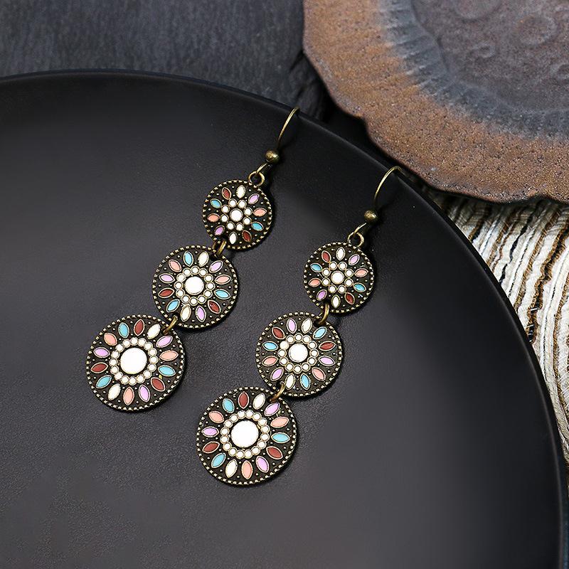 NE03 Boho Earrings Set 3 Pairs