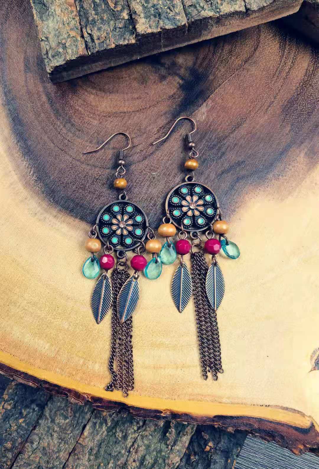 NE03 Boho Earrings Set 3 Pairs