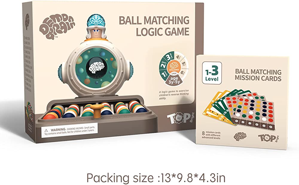 Rainbow Number Logic Board Game
