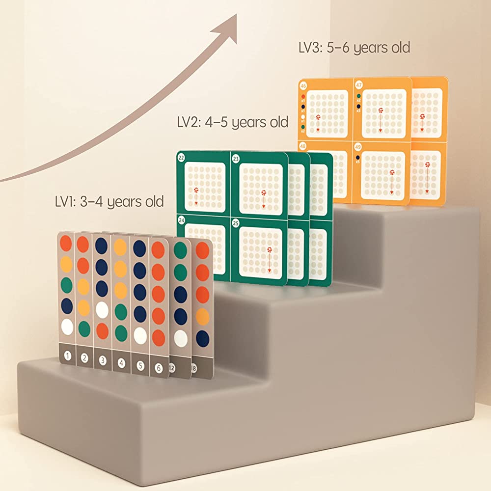 Rainbow Number Logic Board Game