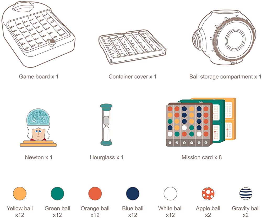 Rainbow Number Logic Board Game