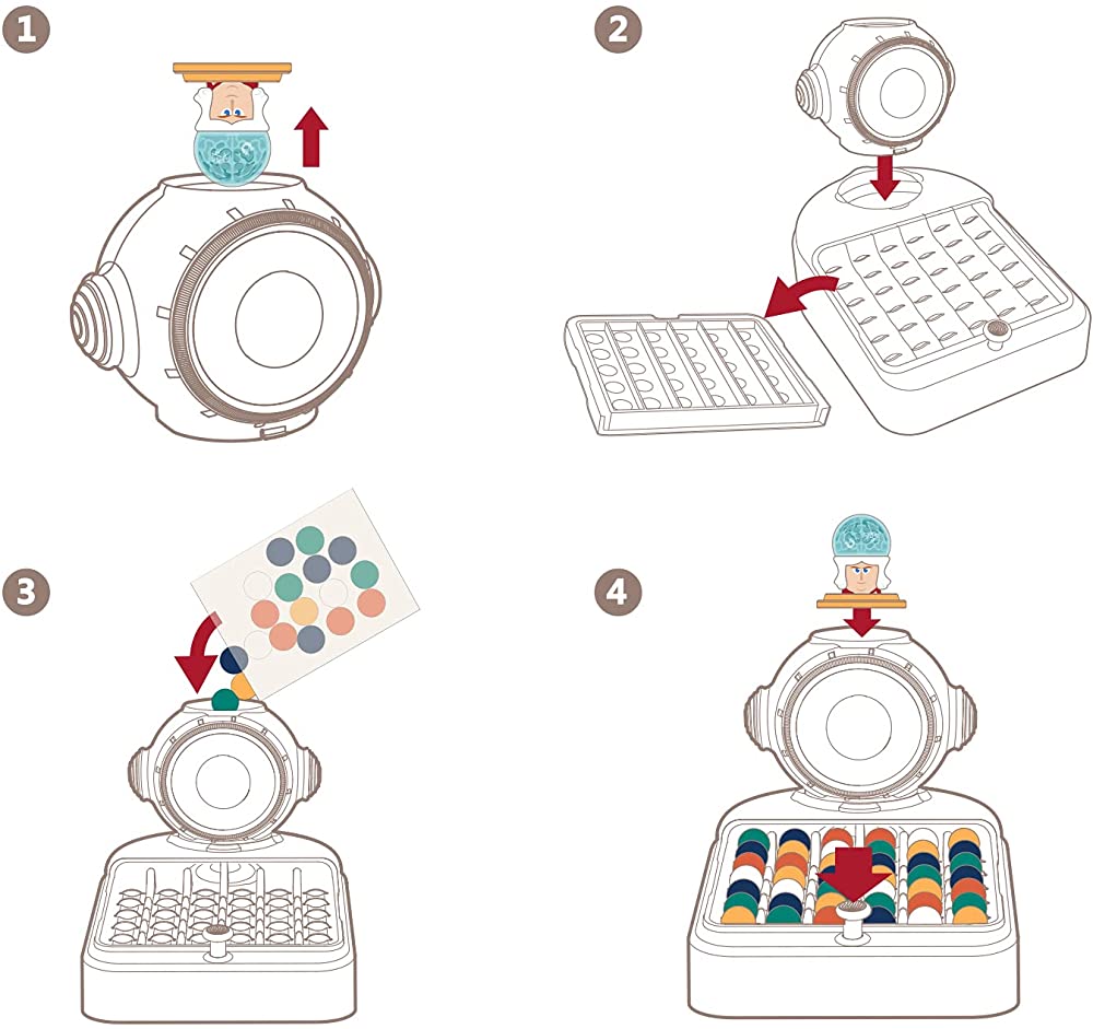 Rainbow Number Logic Board Game